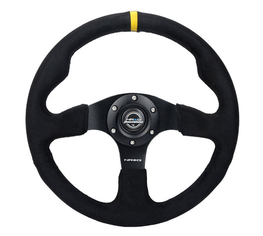 NRG RACING STEERING WHEEL ALCANTARA