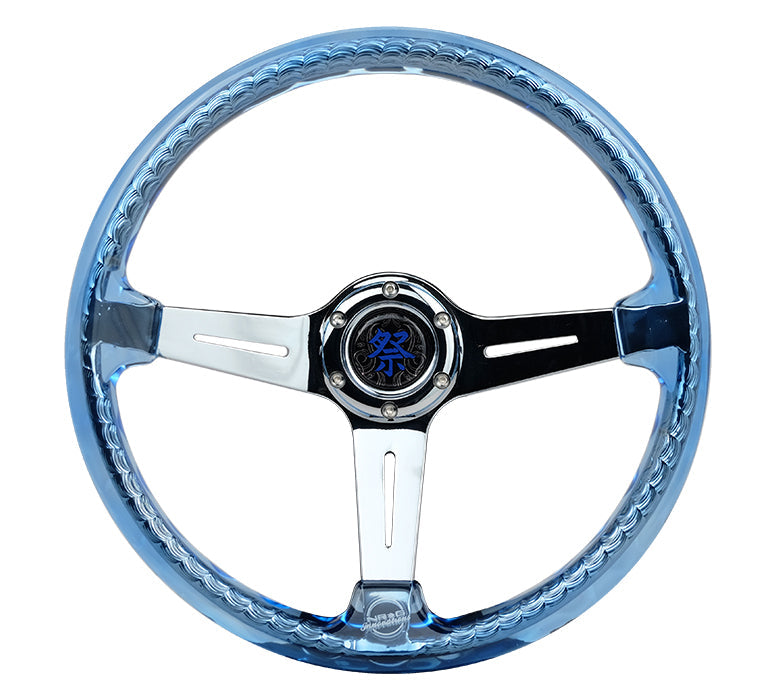 NRG MATSURI ACRYLIC STEERING WHEEL CHROME