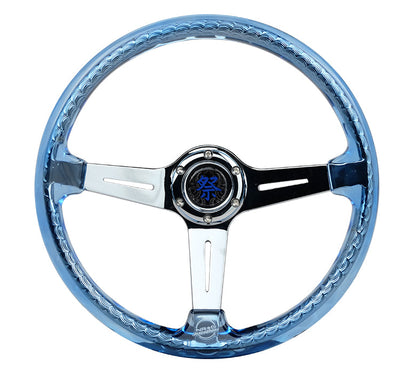 NRG MATSURI ACRYLIC STEERING WHEEL CHROME