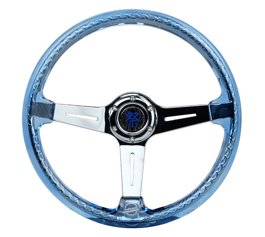 NRG MATSURI ACRYLIC STEERING WHEEL CHROME