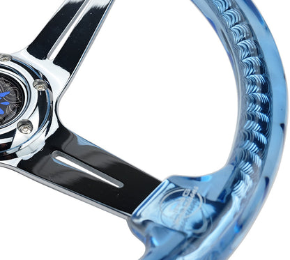 NRG MATSURI ACRYLIC STEERING WHEEL CHROME