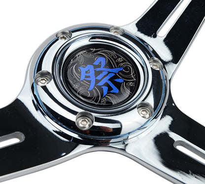 NRG MATSURI ACRYLIC STEERING WHEEL CHROME