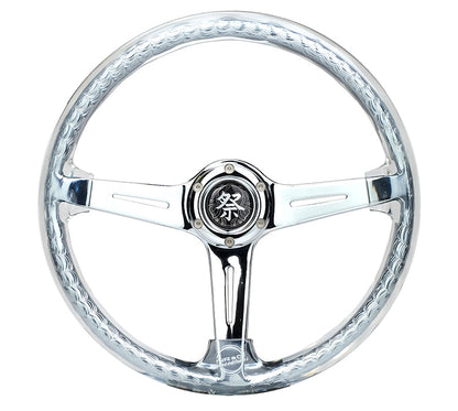 NRG MATSURI ACRYLIC STEERING WHEEL CHROME