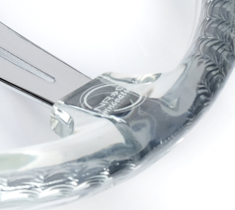 NRG MATSURI ACRYLIC STEERING WHEEL CHROME