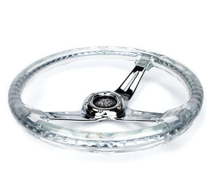 NRG MATSURI ACRYLIC STEERING WHEEL CHROME