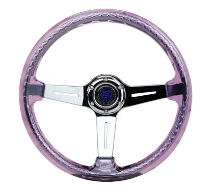 NRG MATSURI ACRYLIC STEERING WHEEL CHROME