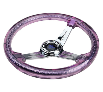 NRG MATSURI ACRYLIC STEERING WHEEL CHROME