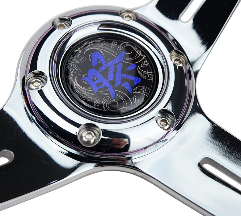 NRG MATSURI ACRYLIC STEERING WHEEL CHROME