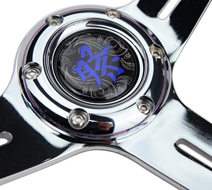 NRG MATSURI ACRYLIC STEERING WHEEL CHROME