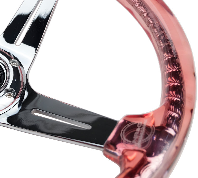 NRG MATSURI ACRYLIC STEERING WHEEL CHROME