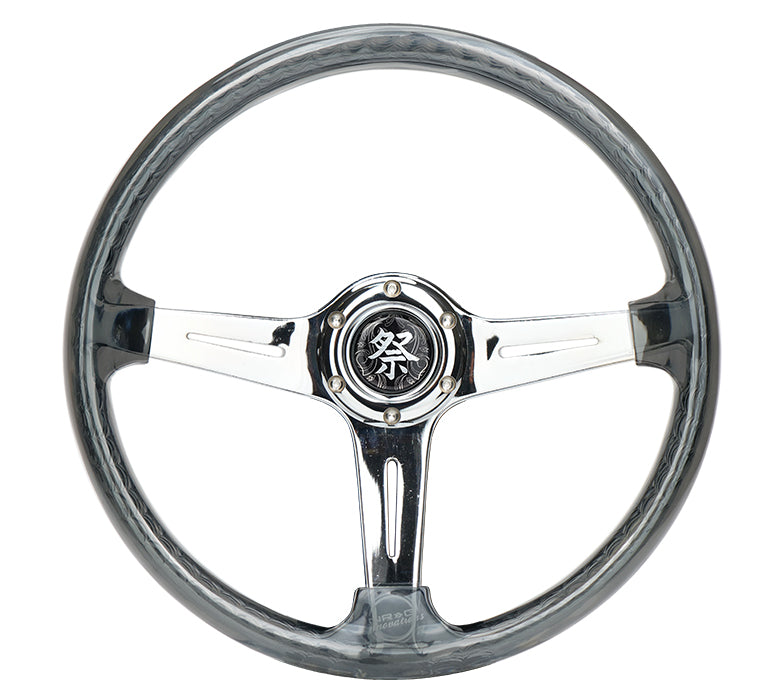 NRG MATSURI ACRYLIC STEERING WHEEL CHROME