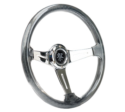 NRG MATSURI ACRYLIC STEERING WHEEL CHROME