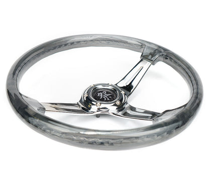 NRG MATSURI ACRYLIC STEERING WHEEL CHROME