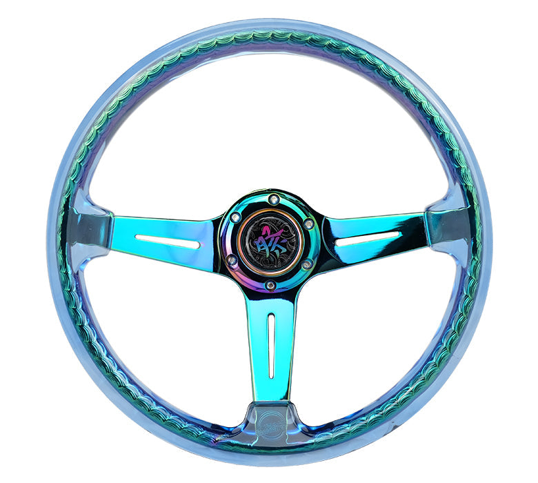 NRG MATSURI ACRYLIC STEERING WHEEL NEOCHROME