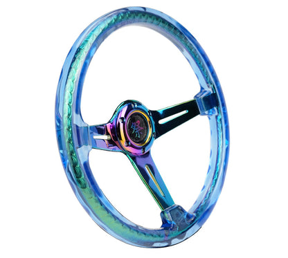 NRG MATSURI ACRYLIC STEERING WHEEL NEOCHROME