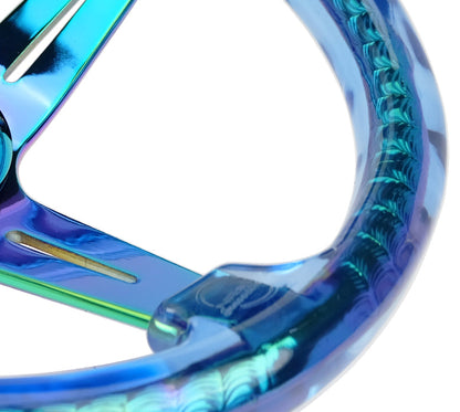 NRG MATSURI ACRYLIC STEERING WHEEL NEOCHROME