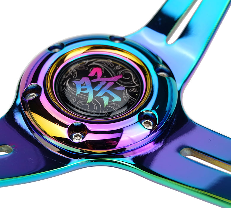 NRG MATSURI ACRYLIC STEERING WHEEL NEOCHROME