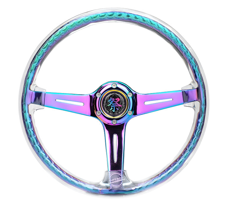 NRG MATSURI ACRYLIC STEERING WHEEL NEOCHROME