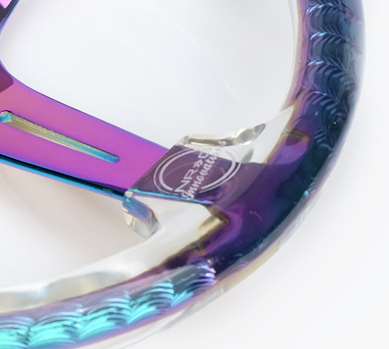 NRG MATSURI ACRYLIC STEERING WHEEL NEOCHROME