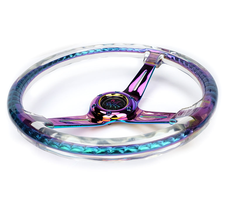 NRG MATSURI ACRYLIC STEERING WHEEL NEOCHROME