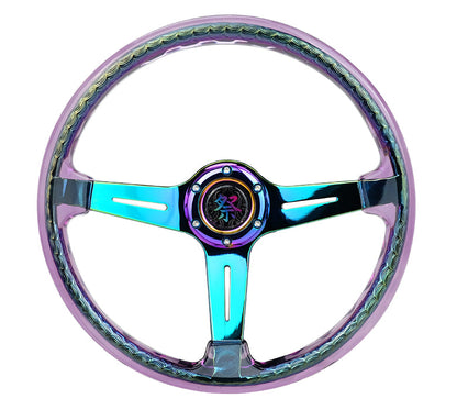 NRG MATSURI ACRYLIC STEERING WHEEL NEOCHROME