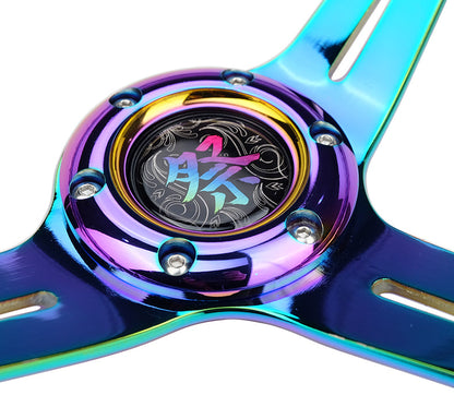 NRG MATSURI ACRYLIC STEERING WHEEL NEOCHROME