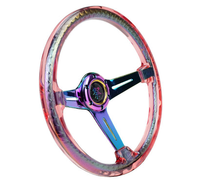 NRG MATSURI ACRYLIC STEERING WHEEL NEOCHROME