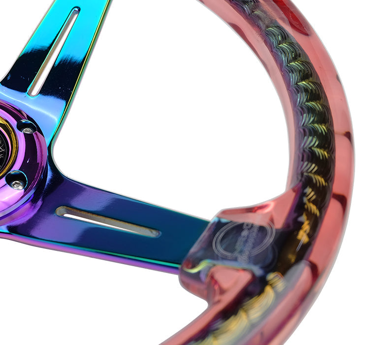 NRG MATSURI ACRYLIC STEERING WHEEL NEOCHROME