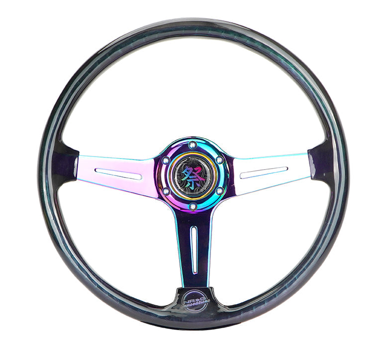NRG MATSURI ACRYLIC STEERING WHEEL NEOCHROME