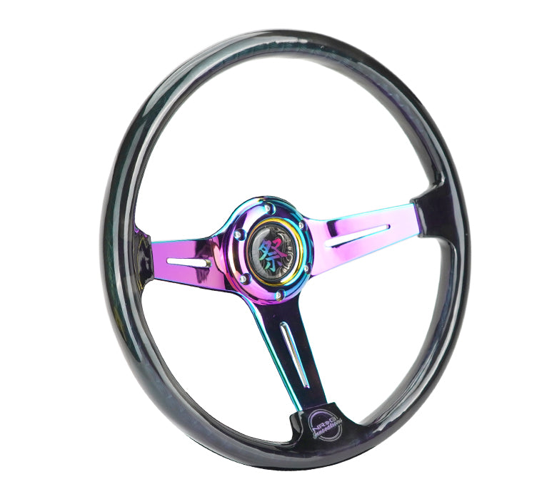 NRG MATSURI ACRYLIC STEERING WHEEL NEOCHROME