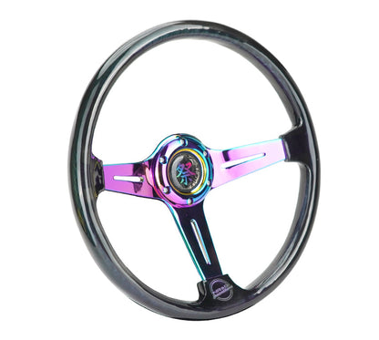 NRG MATSURI ACRYLIC STEERING WHEEL NEOCHROME