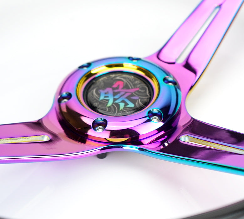 NRG MATSURI ACRYLIC STEERING WHEEL NEOCHROME