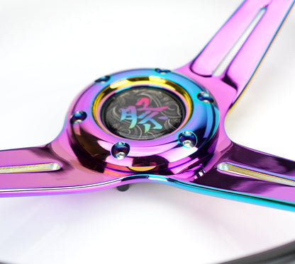 NRG MATSURI ACRYLIC STEERING WHEEL NEOCHROME