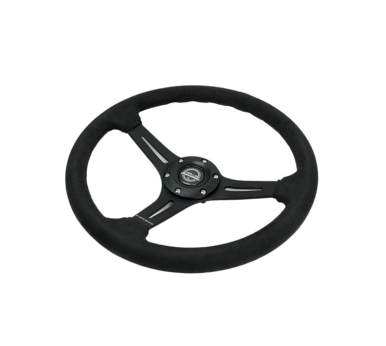 NRG 350MM 3" 2.5 DISH WITH SLITS SUEDE