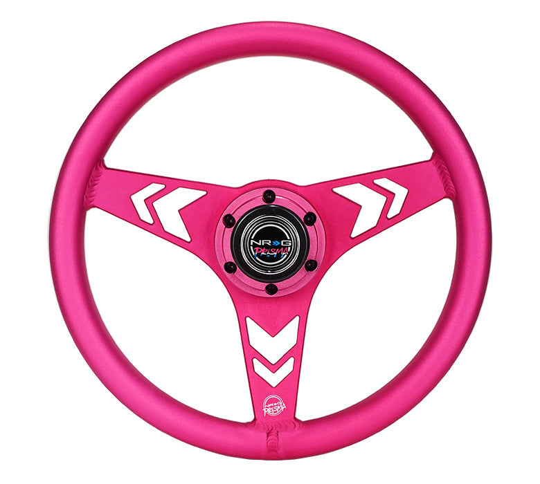 NRG ALUMINUM STEERING WHEELS - ARROW CUTOUT