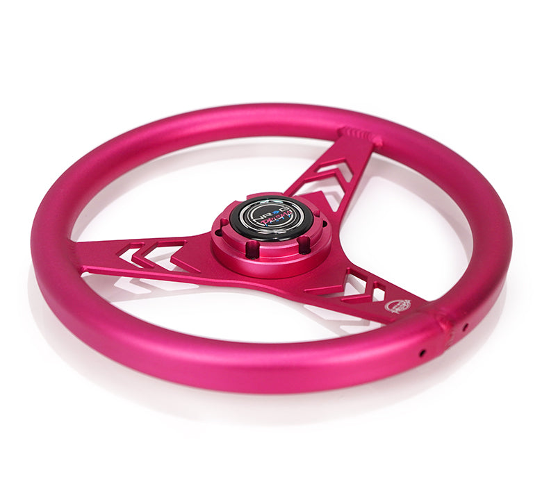 NRG ALUMINUM STEERING WHEELS - ARROW CUTOUT