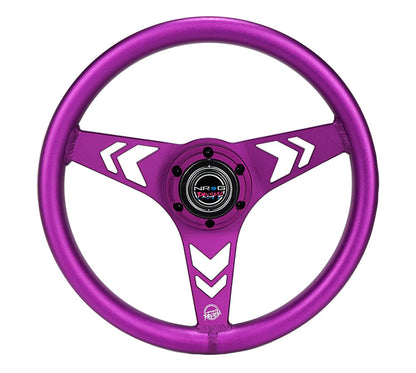 NRG ALUMINUM STEERING WHEELS - ARROW CUTOUT