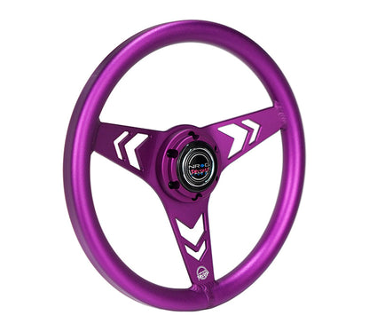 NRG ALUMINUM STEERING WHEELS - ARROW CUTOUT