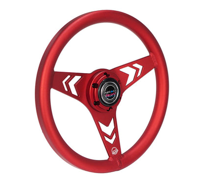NRG ALUMINUM STEERING WHEELS - ARROW CUTOUT