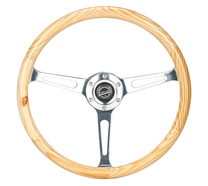 NRG CLASSIC LIGHT WOODGRAIN STEERING WHEEL