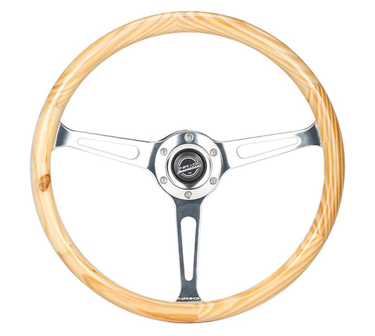 NRG CLASSIC LIGHT WOODGRAIN STEERING WHEEL