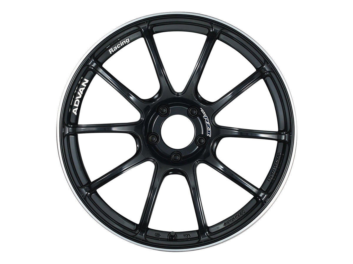 Advan RZII Racing Gloss Black | 17x9" +45mm | 5x114.3mm Wheel