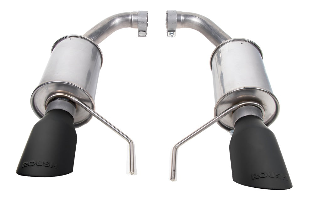 Roush 422333-BLK for 24-25 Ford Mustang GT/EcoBoost Axle Back Exhaust W/Black Ti