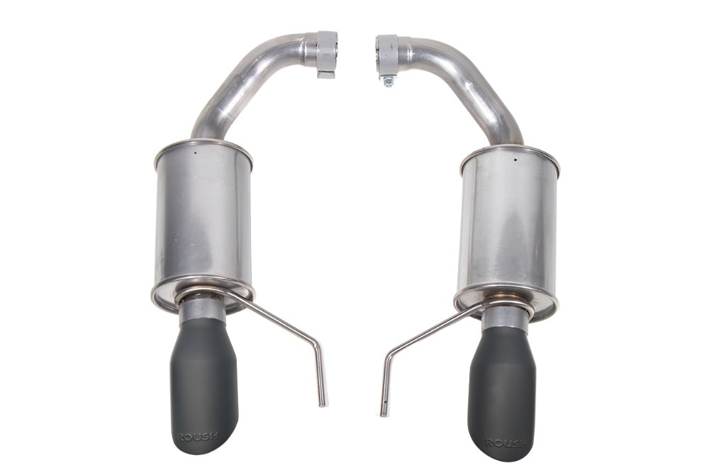 Roush 422333-BLK for 24-25 Ford Mustang GT/EcoBoost Axle Back Exhaust W/Black Ti