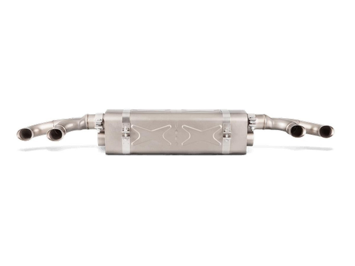 Akrapovic S-PO/TI/6H-G Slip-On Line Titanium Tips & Gloss Diffuser for Porsche 911 (16-17)
