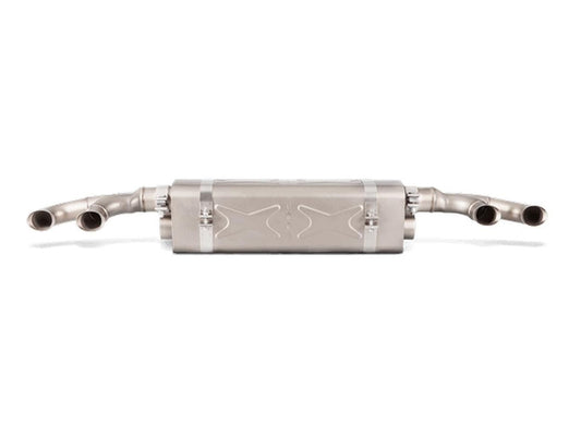 Akrapovic S-PO/TI/6H-G Slip-On Line Titanium Tips & Gloss Diffuser for Porsche 911 (16-17)