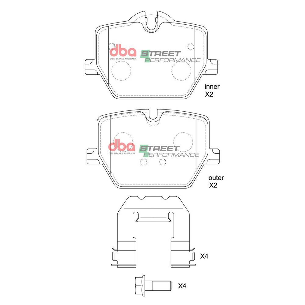 DBA 20-23 Toyota Supra (345mm Rear Rotor) SP Performance Rear Brake Pads