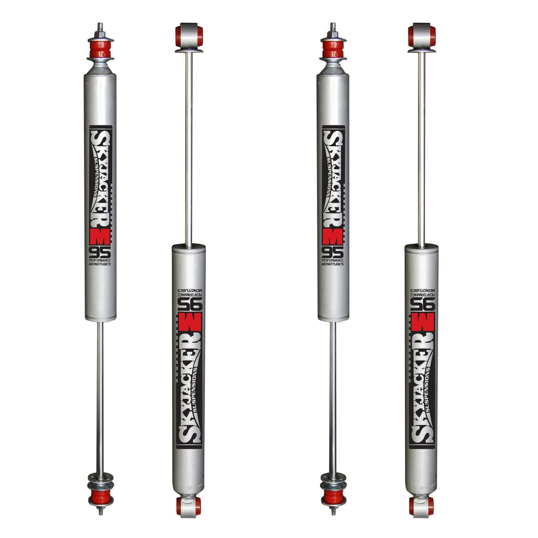 Skyjacker M95 Monotube Gas Shocks Set w/2-4" lift - 1966-1977 Ford F-250 4WD High Boy