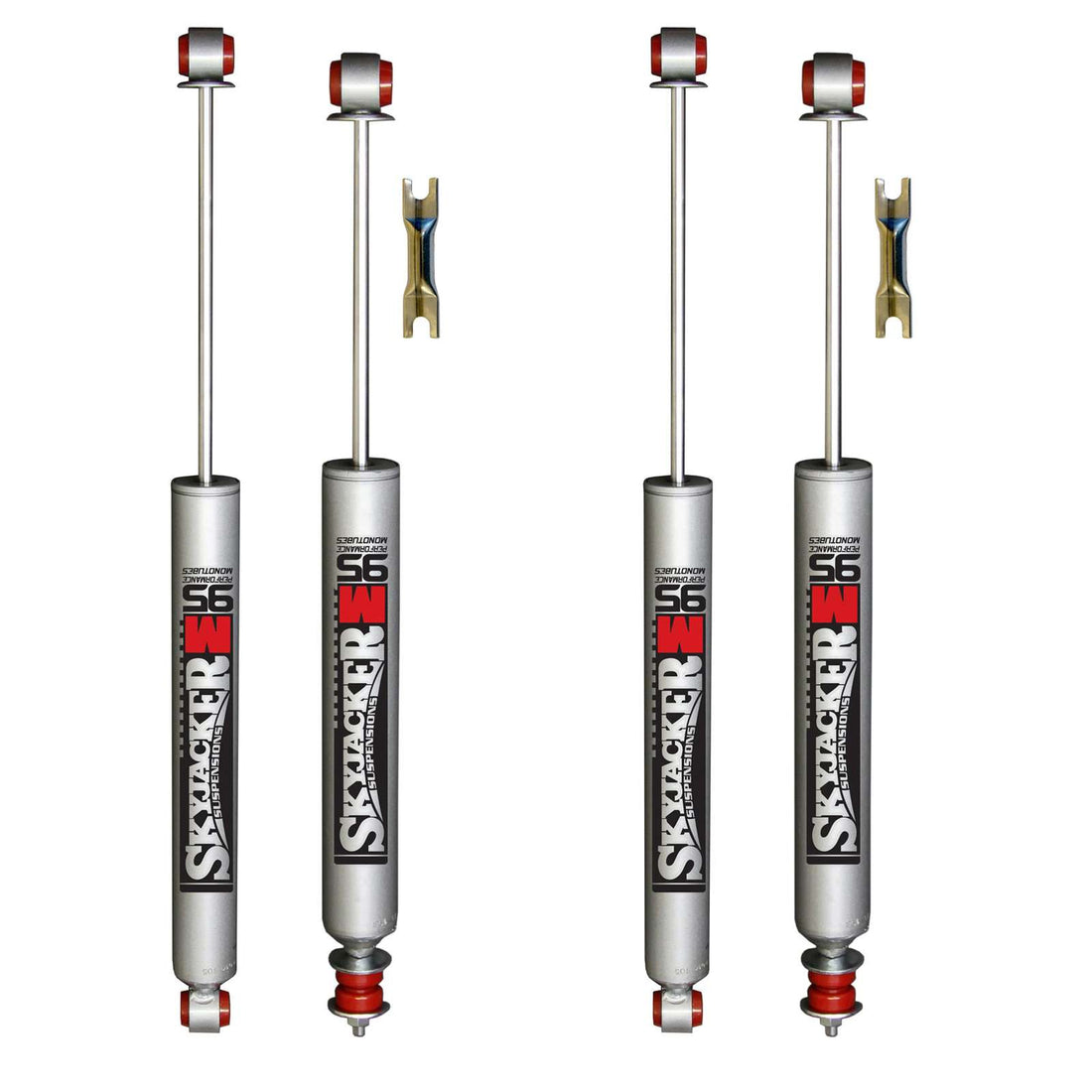 Skyjacker M95 Monotube Gas Shocks Set w/1-2.5" lift - 2003-2013 Ram 2500 RWD MegaCab