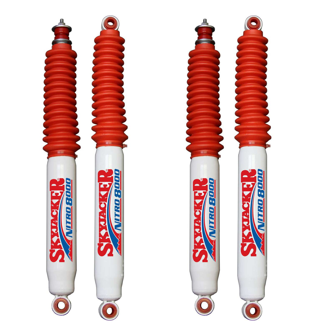 Skyjacker N8000 Nitrogen Gas Shocks Set w/1-2" lift - 1981-1992 Isuzu Pickup 4WD